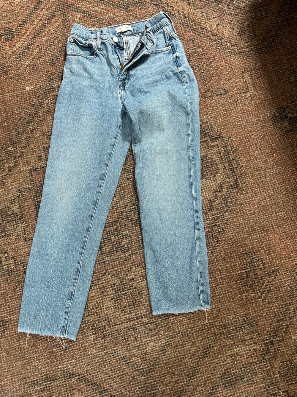 Madewell perfect vintage straight leg Jean